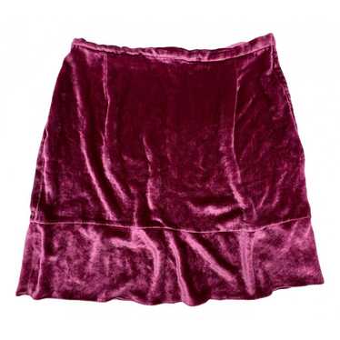 Miu Miu Velvet mini skirt - image 1