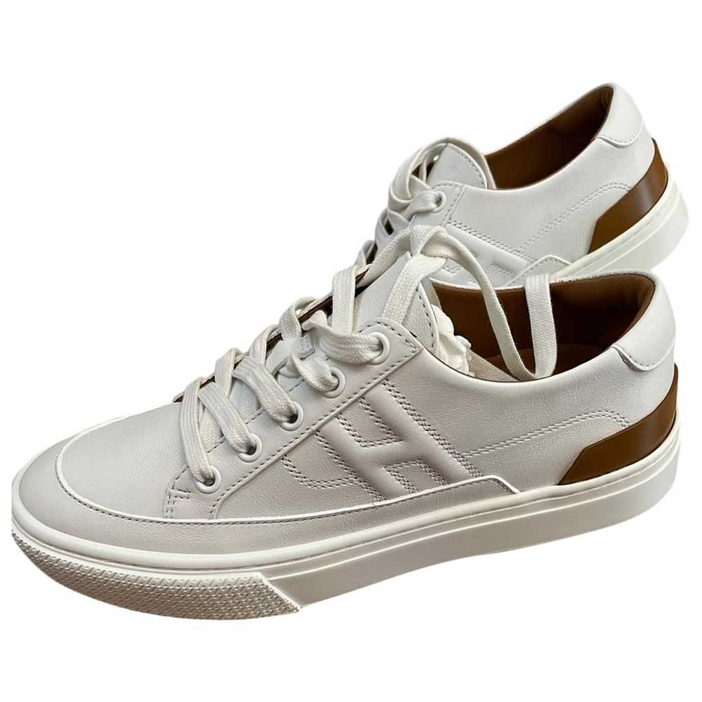 Hermès Deep leather trainers - image 1