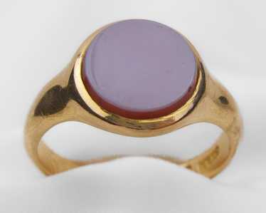 Victorian Sardonyx 18KT Ring - image 1