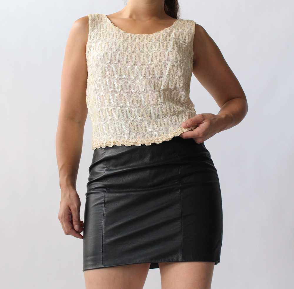 60s Sequined Tank - image 4