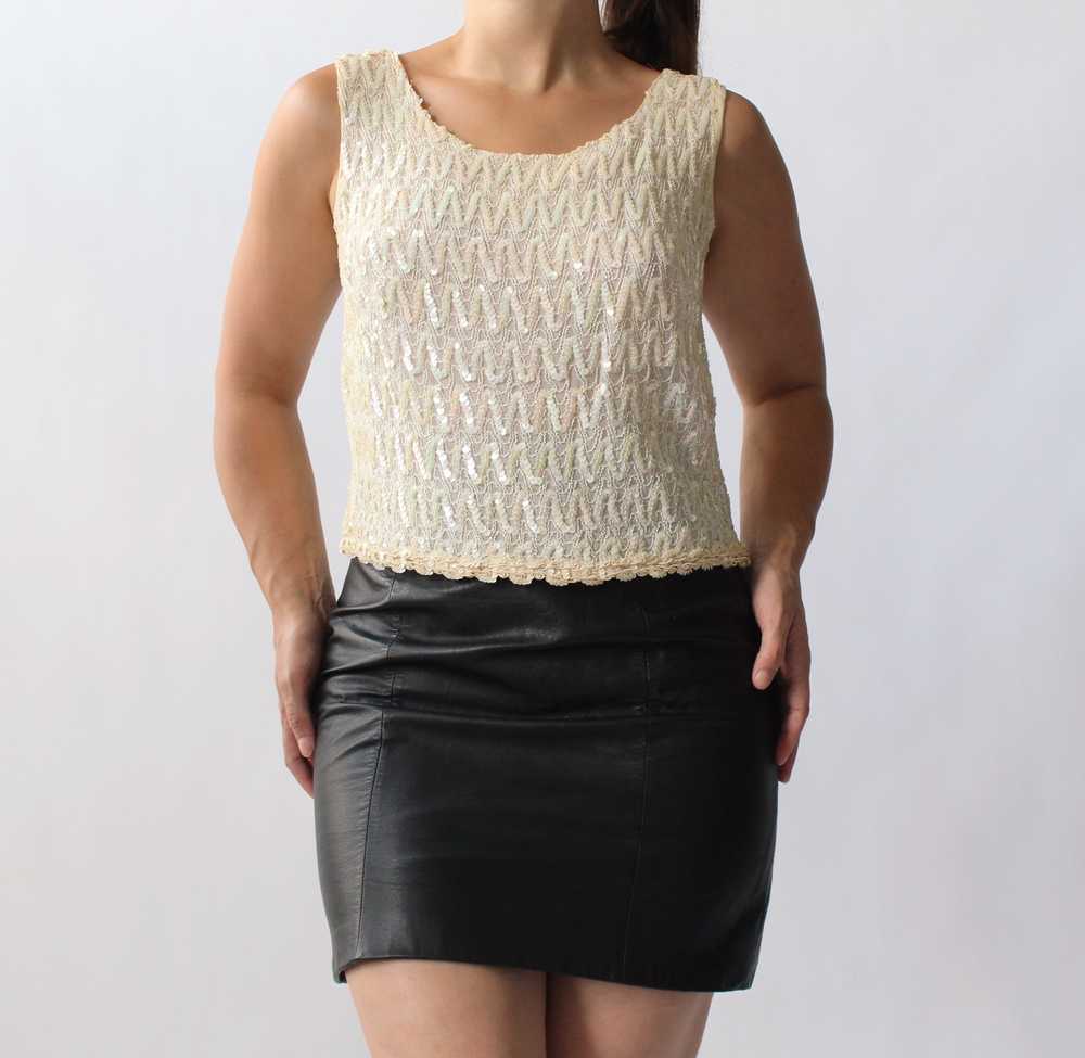 60s Sequined Tank - image 5