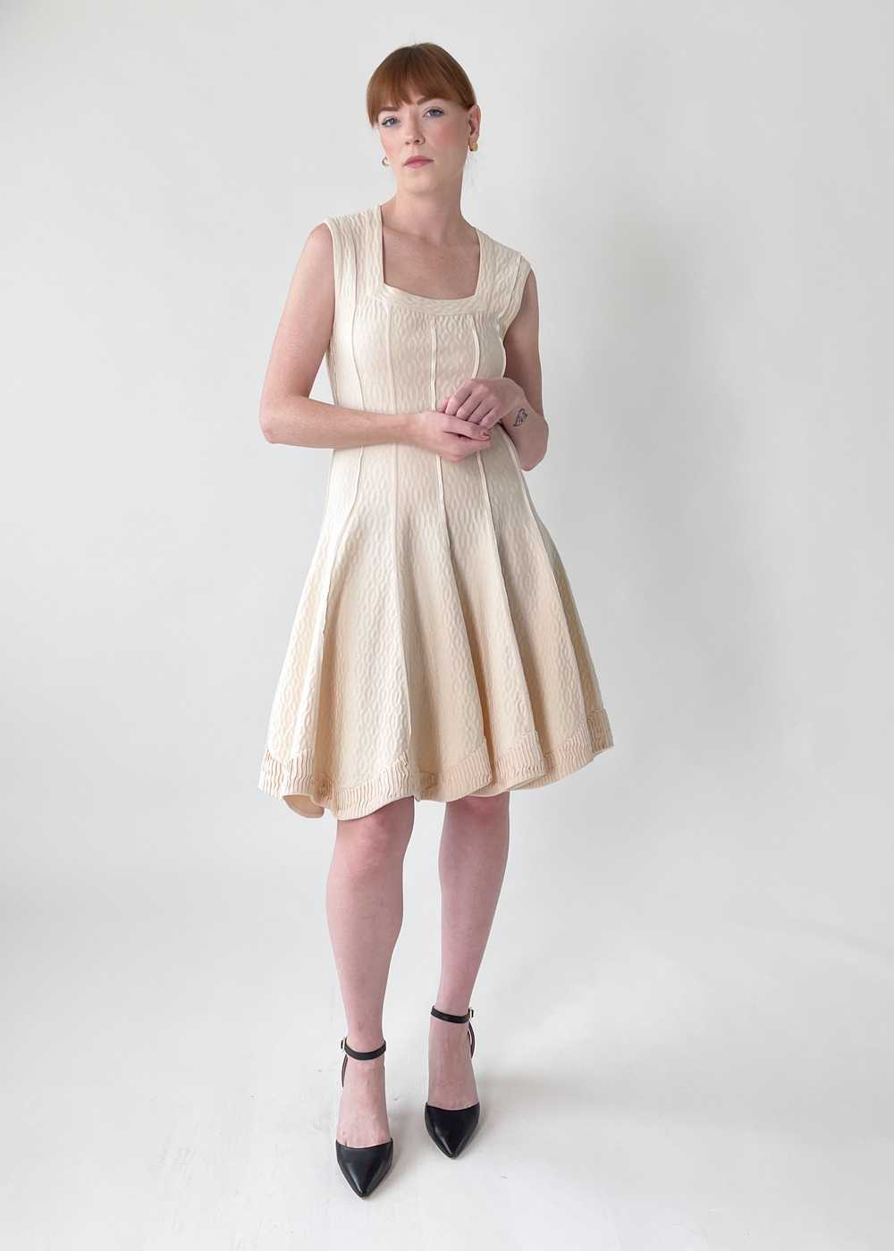 Alaia Textured Knit Dress - image 1
