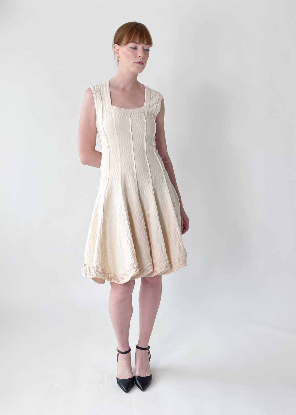 Alaia Textured Knit Dress - image 2