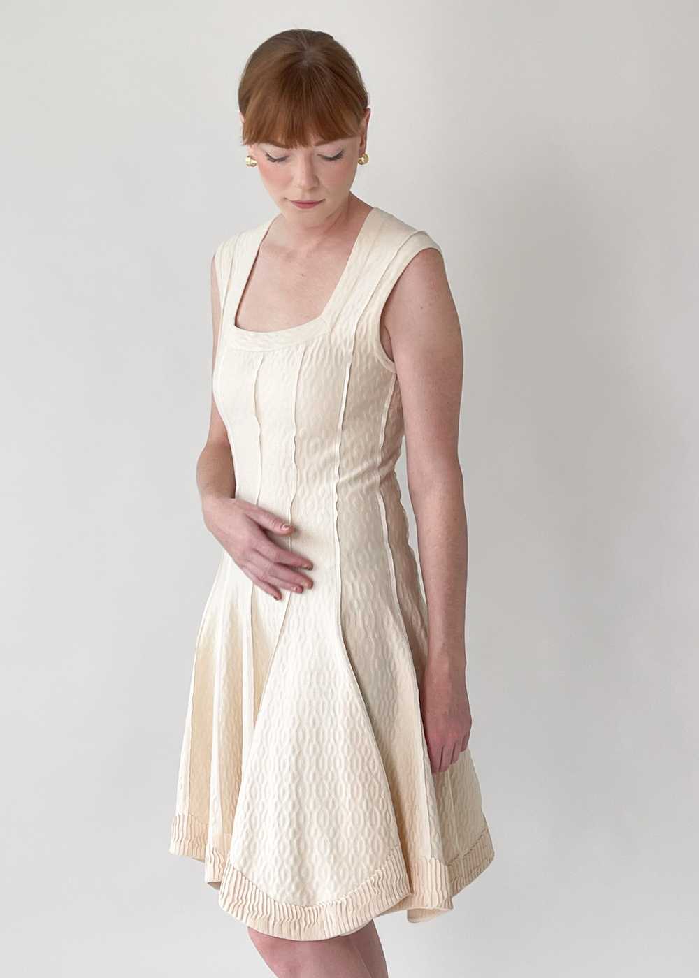 Alaia Textured Knit Dress - image 5