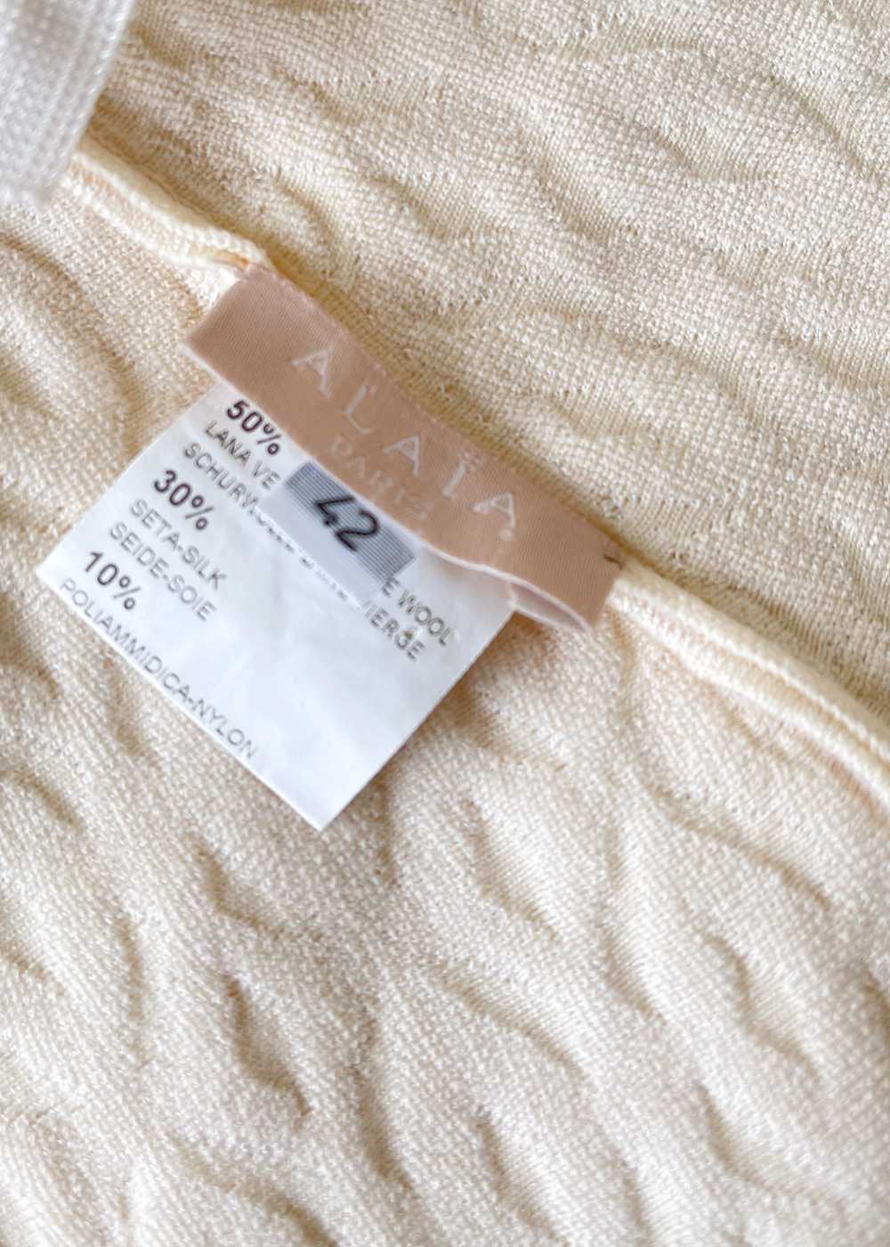 Alaia Textured Knit Dress - image 8