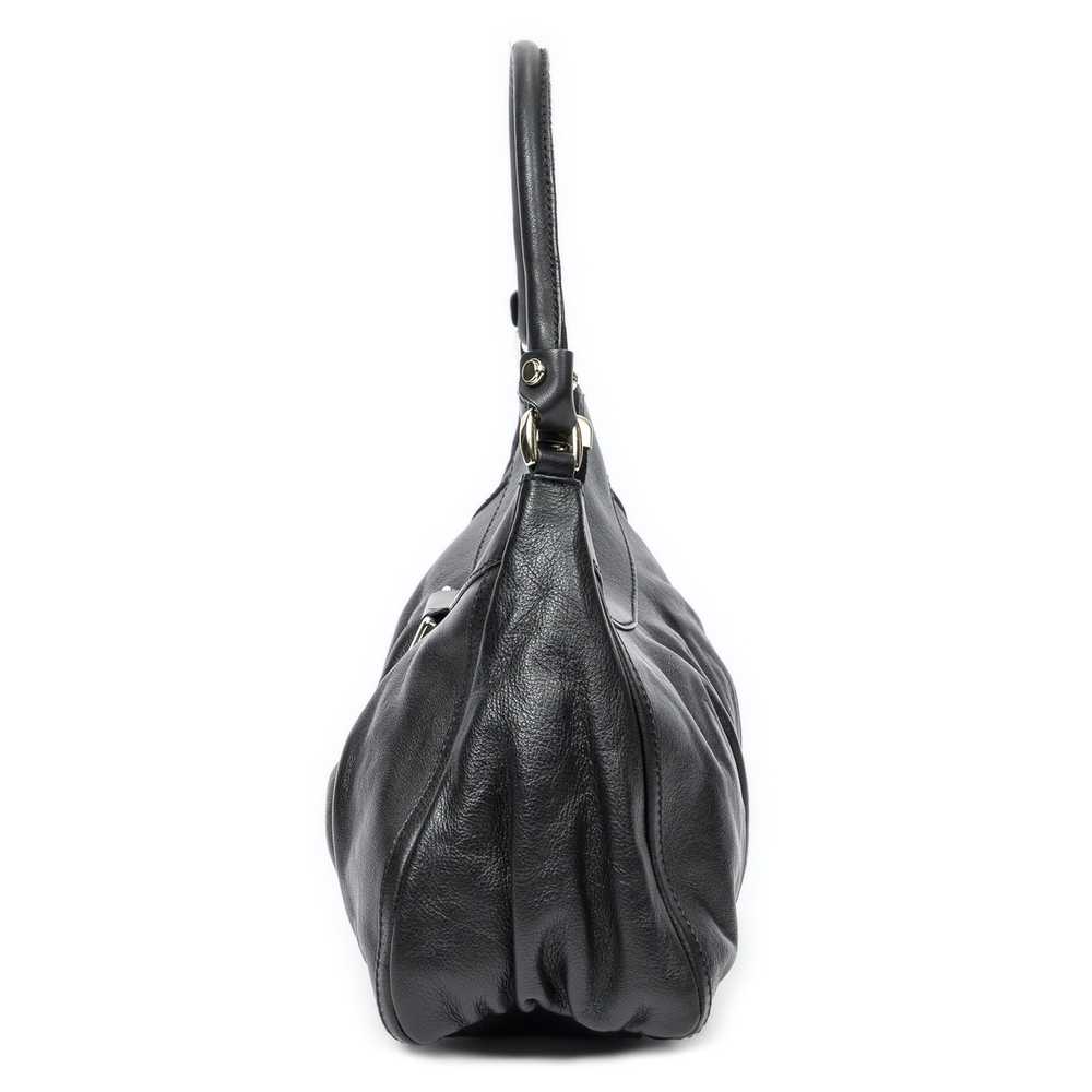 Gucci D-Ring Hobo in Black Grained Calfskin Leath… - image 9