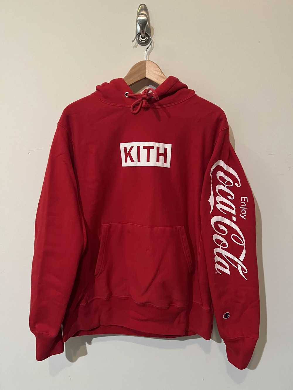 Coca Cola × Kith Kith Coco-Cola Red Box Logo Hood… - image 1