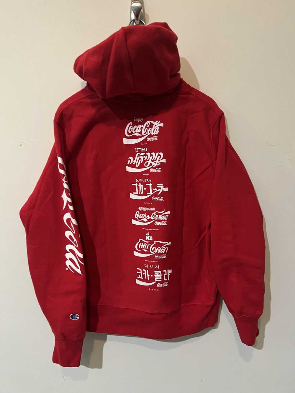 Coca Cola × Kith Kith Coco-Cola Red Box Logo Hood… - image 3