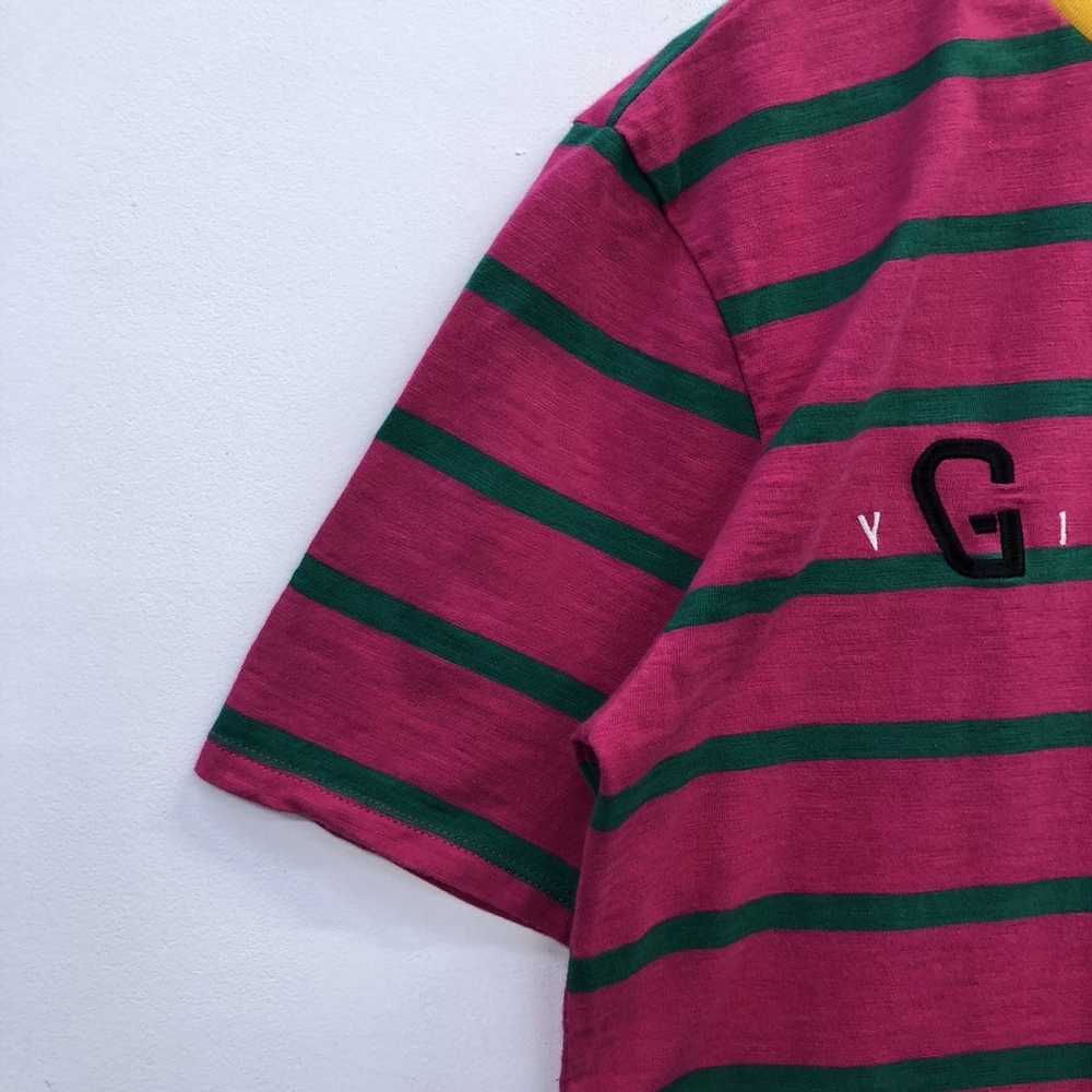 Guess ‘Rare!! Guess Spellout Striped T-shirt - image 6