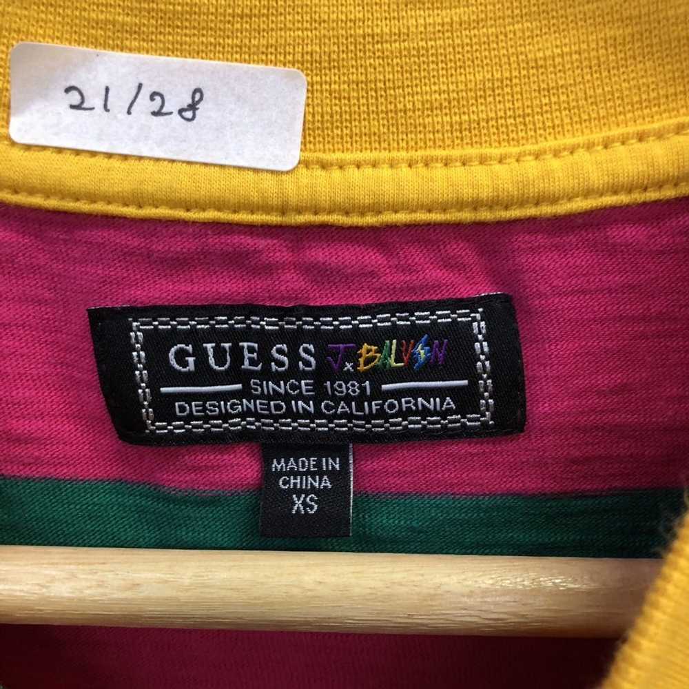 Guess ‘Rare!! Guess Spellout Striped T-shirt - image 9