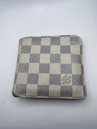 Louis Vuitton Damier Check Marco Bifold Wallet Whi