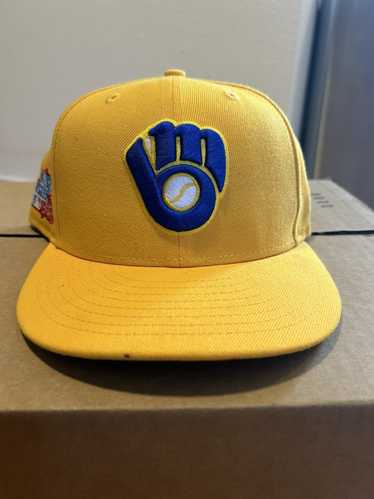 Authentic Milwaukee Brewers Cerveceros Gold Cool Mauritius