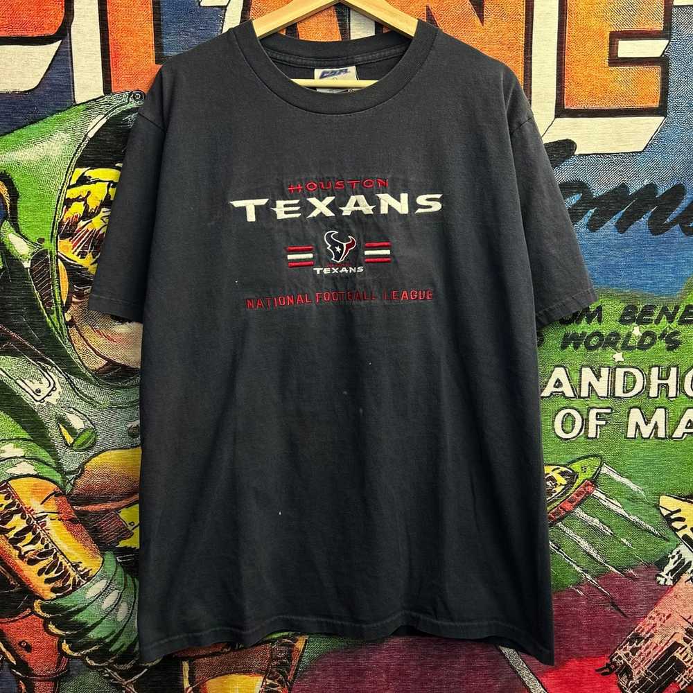 NFL × Vintage Y2K Houston Texans Tee Size Large - image 1