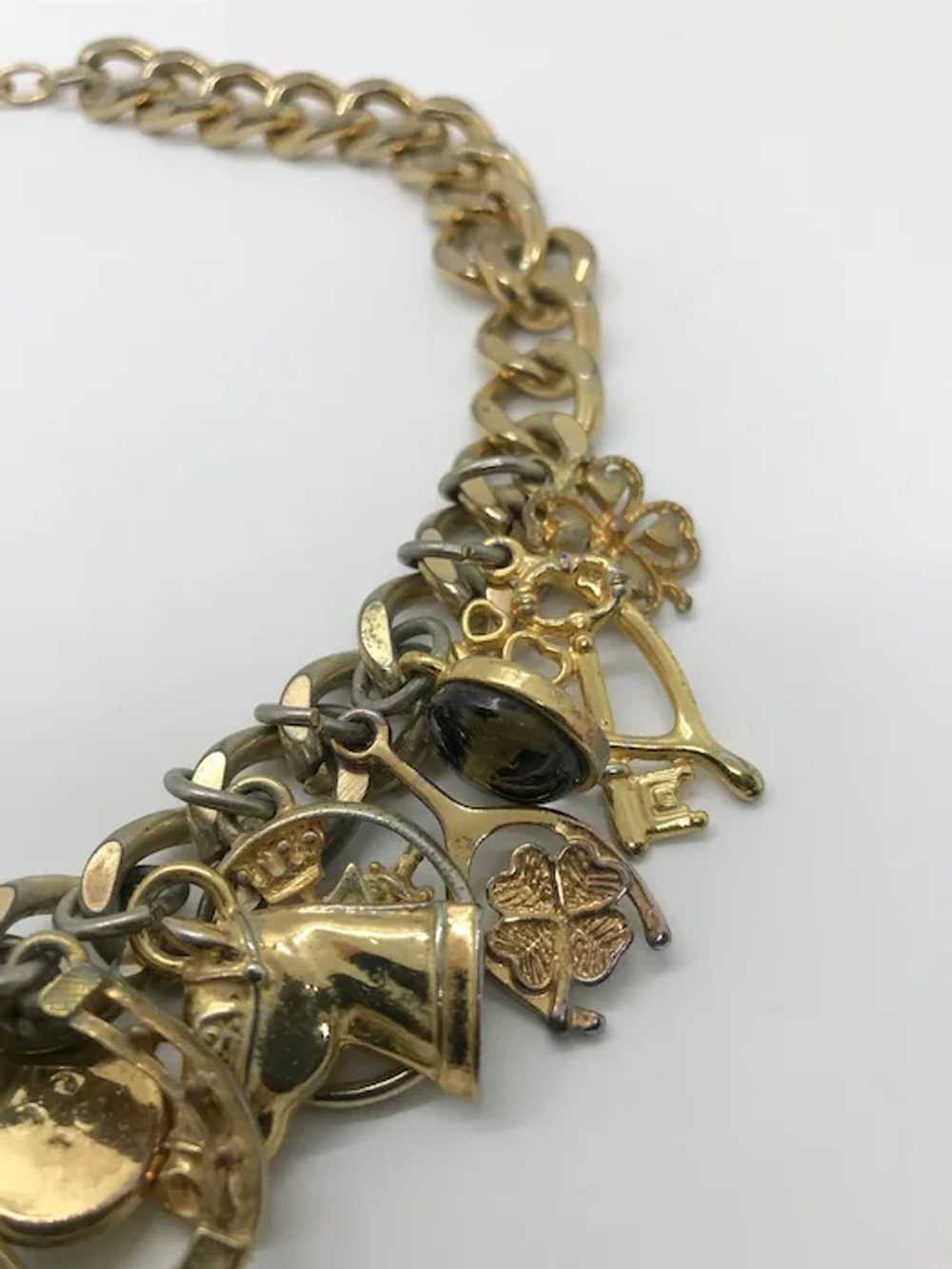 Graziano Vintage Equestrian Charm Necklace - image 6