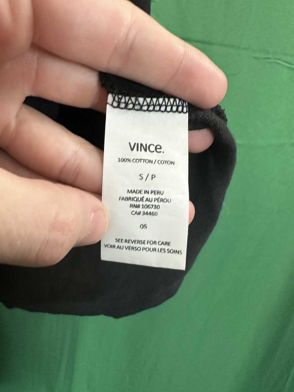 Vince VINCE black knit henley long sleeve shirt - image 11