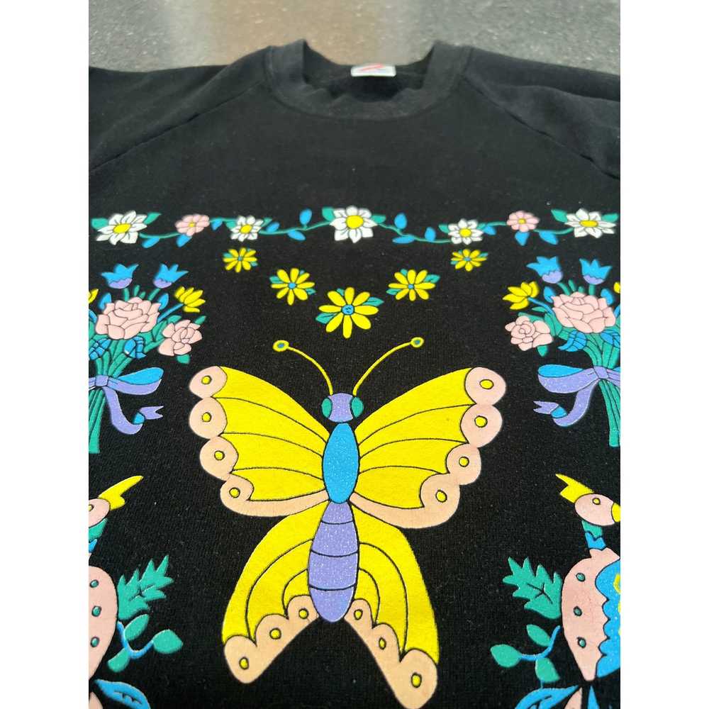 Jerzees Vintage JERSEEZ butterfly peacock sweatsh… - image 6