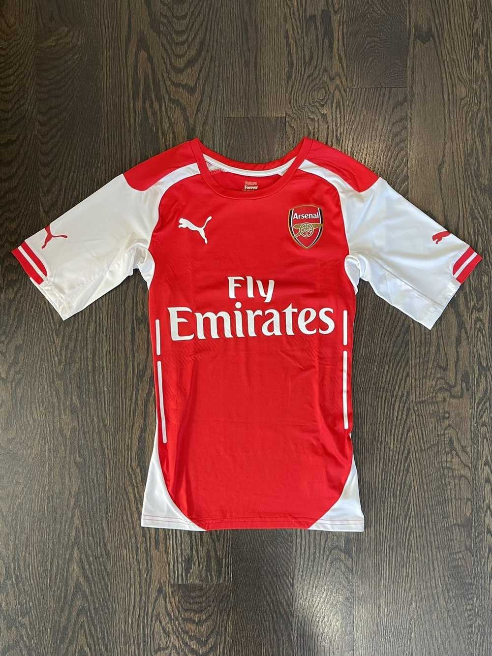 Puma Authentic Pro Cut Red Home 2014-15 Arsenal J… - image 1