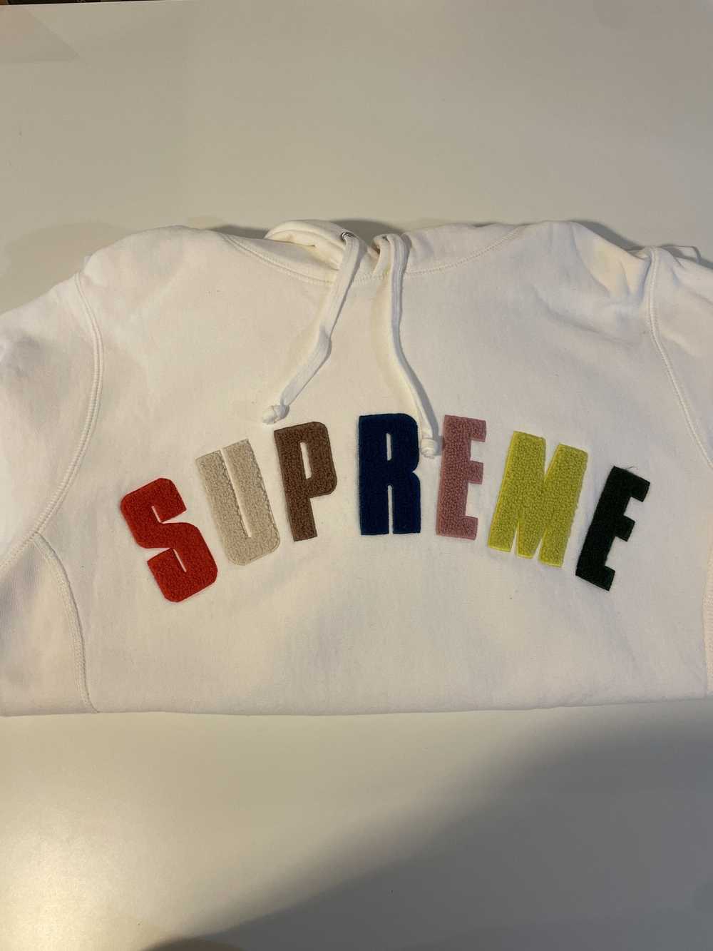 L】SUPREME 15AW Chenille Arc Top-