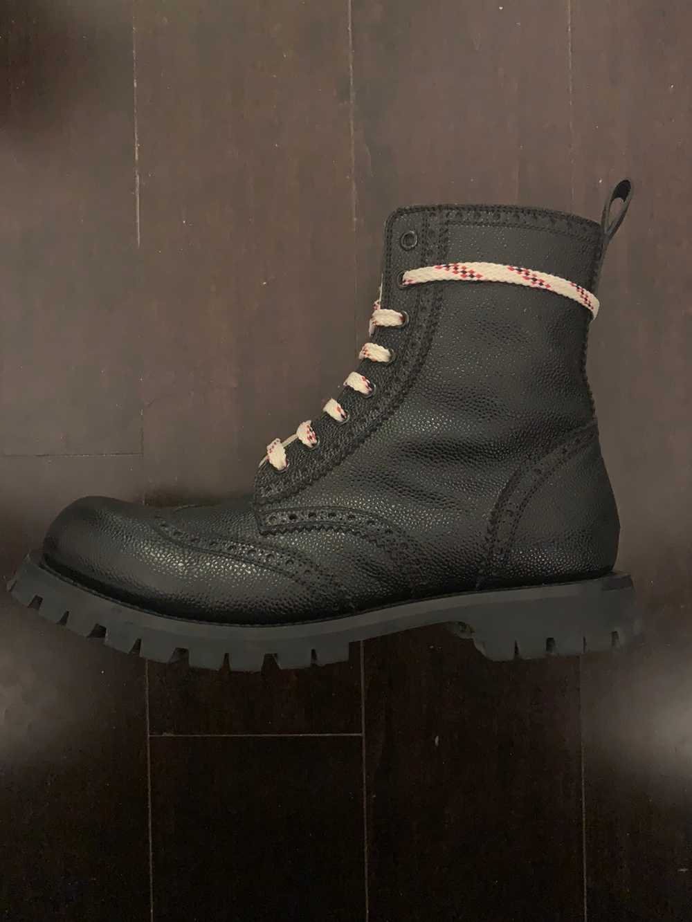 Gucci Gucci leather brogue lace-up boot - image 1