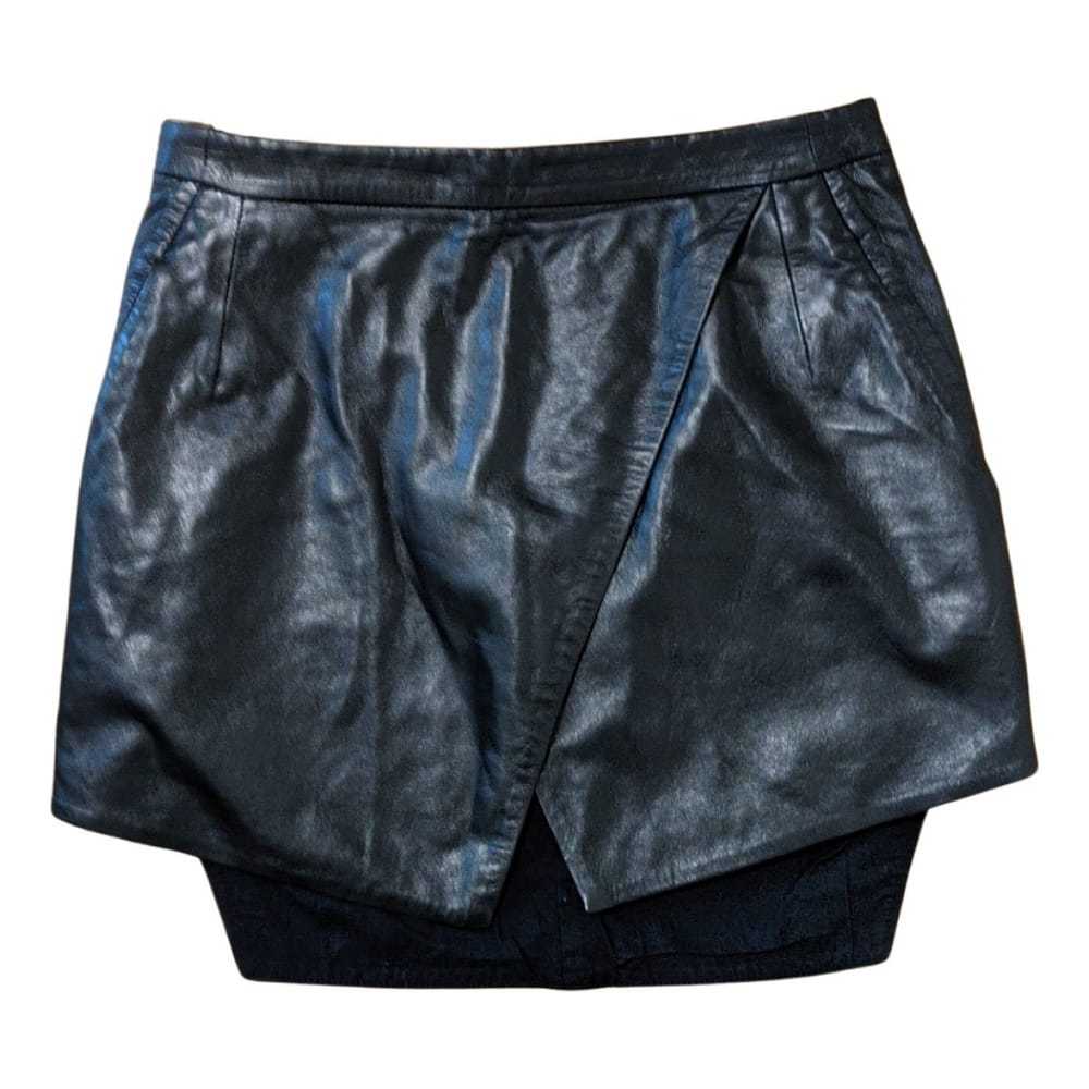 Dion Lee Line Leather mini skirt - image 1