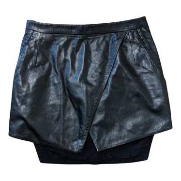 Dion Lee Line Leather mini skirt - image 1