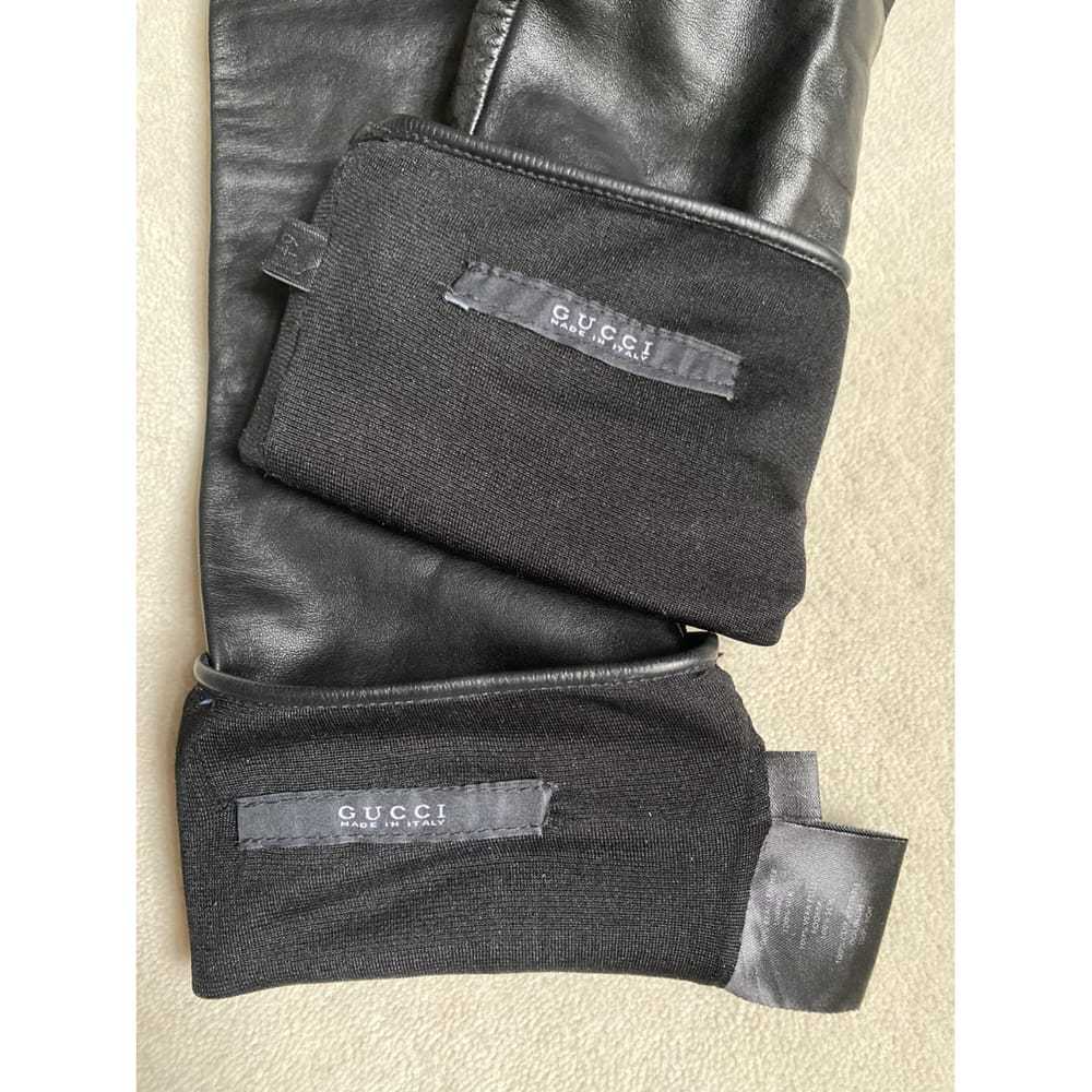 Gucci Leather long gloves - image 4