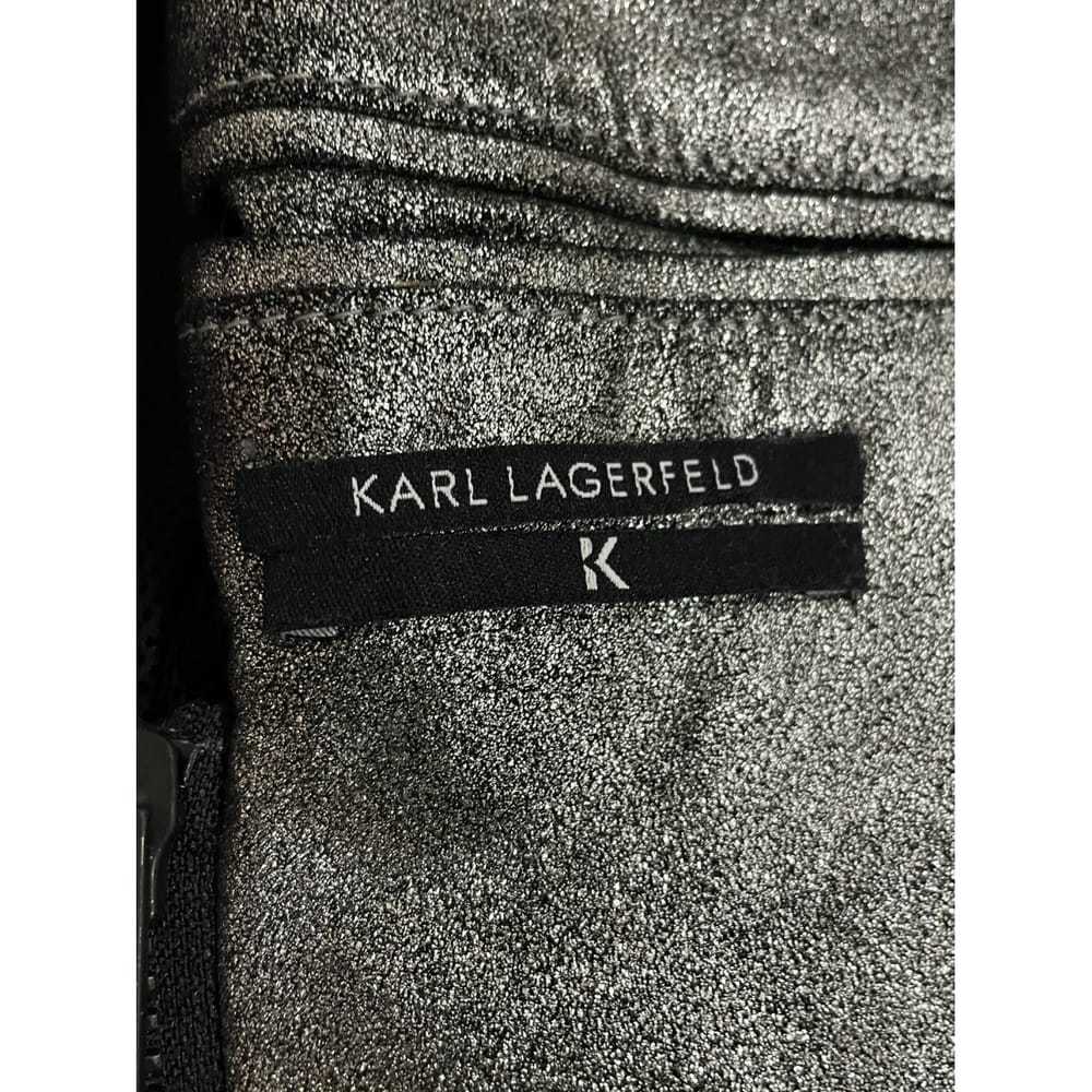 Karl Lagerfeld Leather biker jacket - image 4