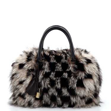 Louis Vuitton Fur Jacket Size L Beige Wool 48% Nutria Fur 40% Nylon9% Polyurethane3%