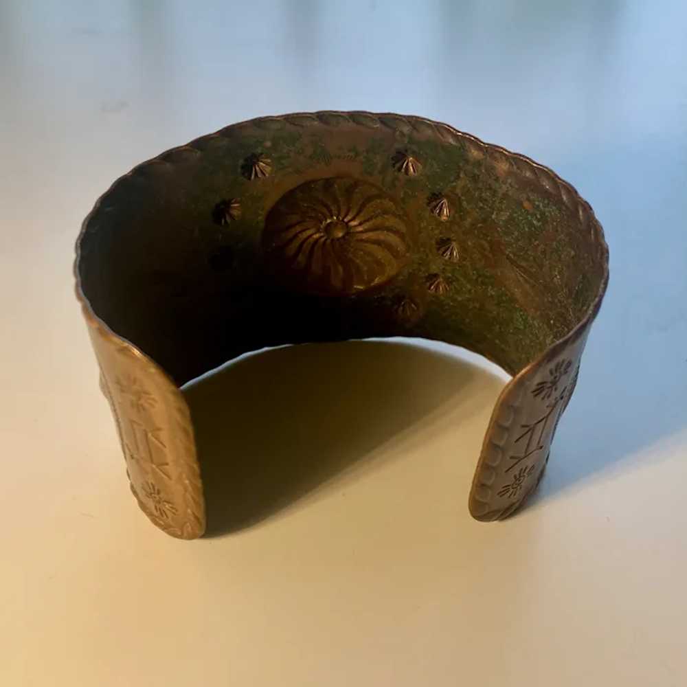 Bell Trading Post Copper Cuff vintage - image 3
