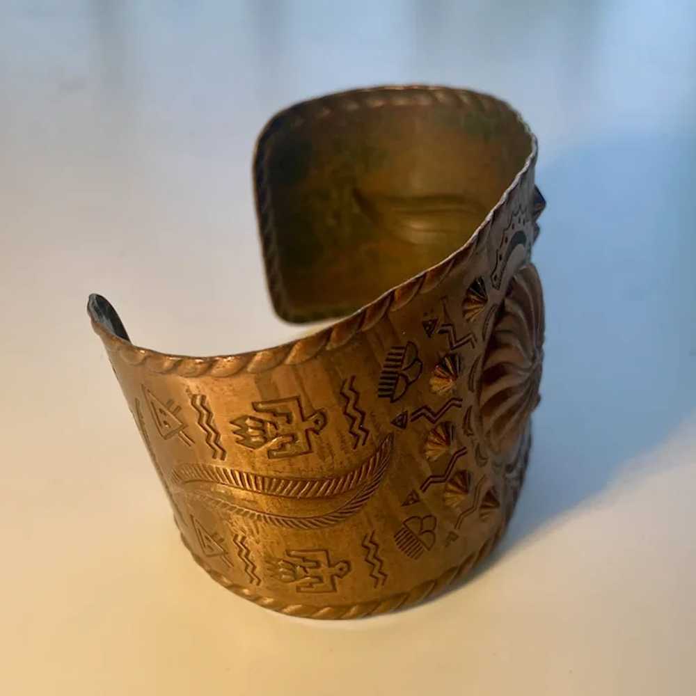 Bell Trading Post Copper Cuff vintage - image 4