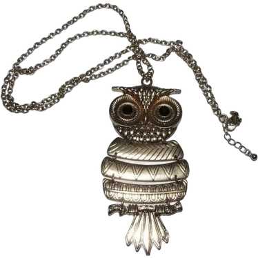 Articulated Owl Necklace