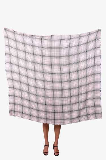 Faliero Sarti Light Pink/Black Houndstooth Wool/Ca