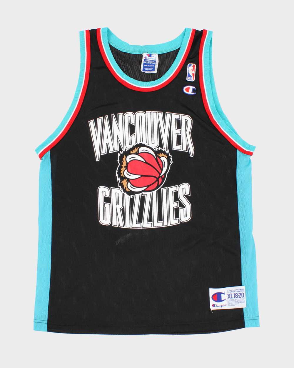 Vintage 90s Champion Vancouver Grizzlies NBA Bask… - image 1
