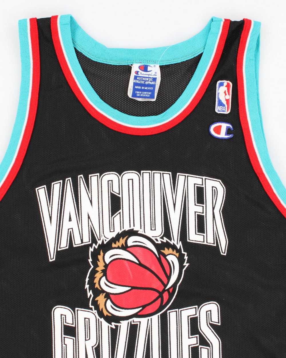 Vintage 90s Champion Vancouver Grizzlies NBA Bask… - image 3