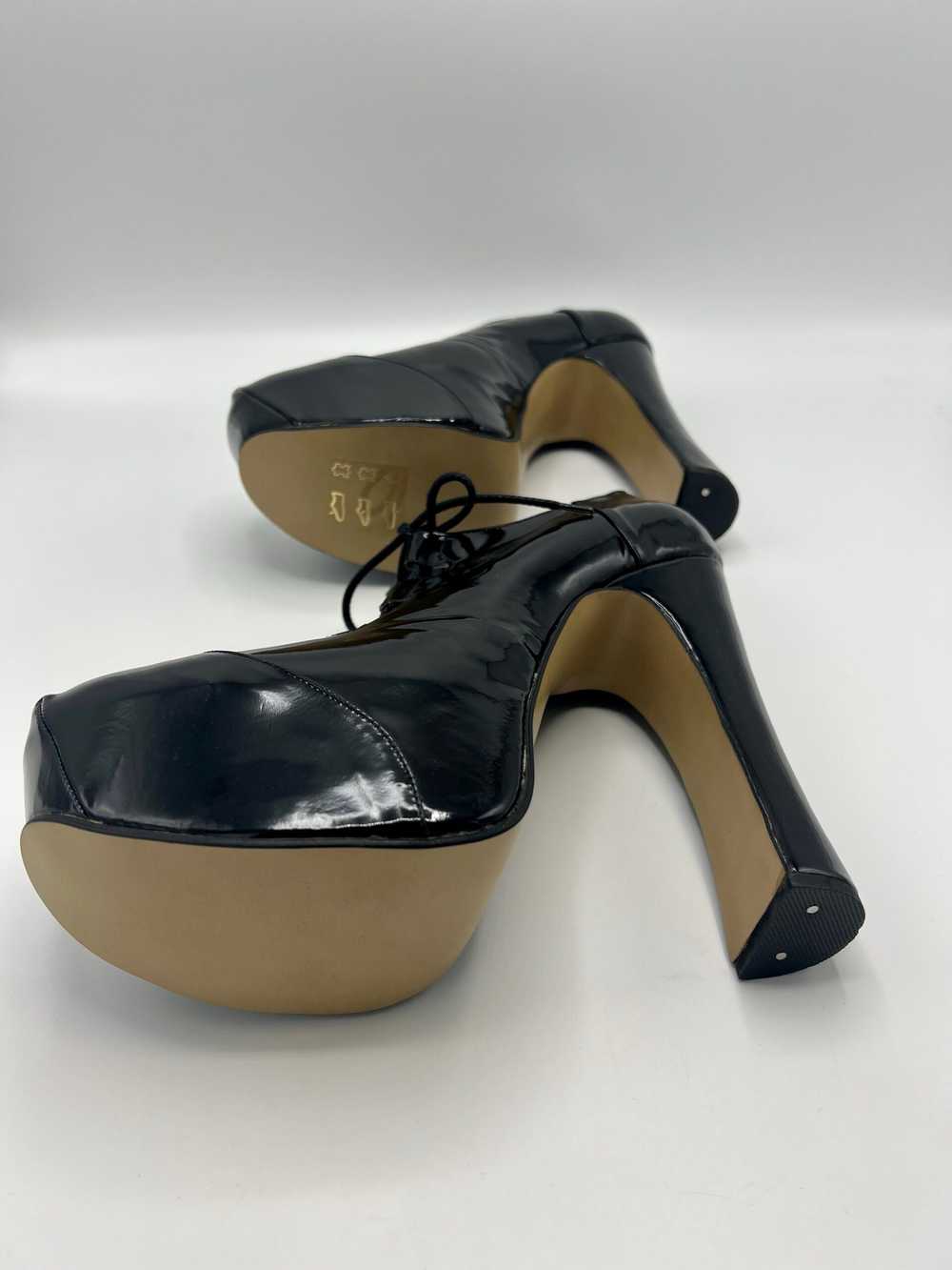 Vivienne Westwood Patent Black Elevated Ghillies … - image 7