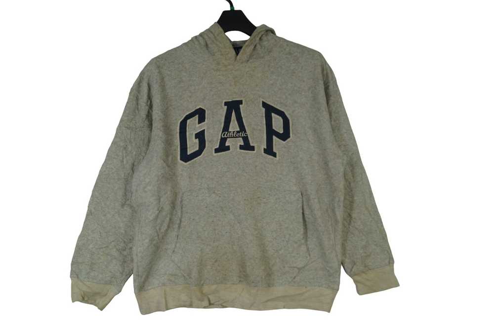 Gap × Vintage Gap Fleece Hoodie Pullover Big Logo - image 1