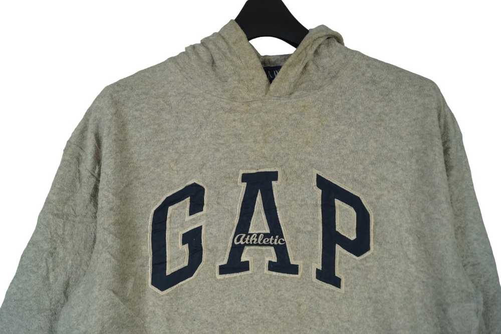 Gap × Vintage Gap Fleece Hoodie Pullover Big Logo - image 2