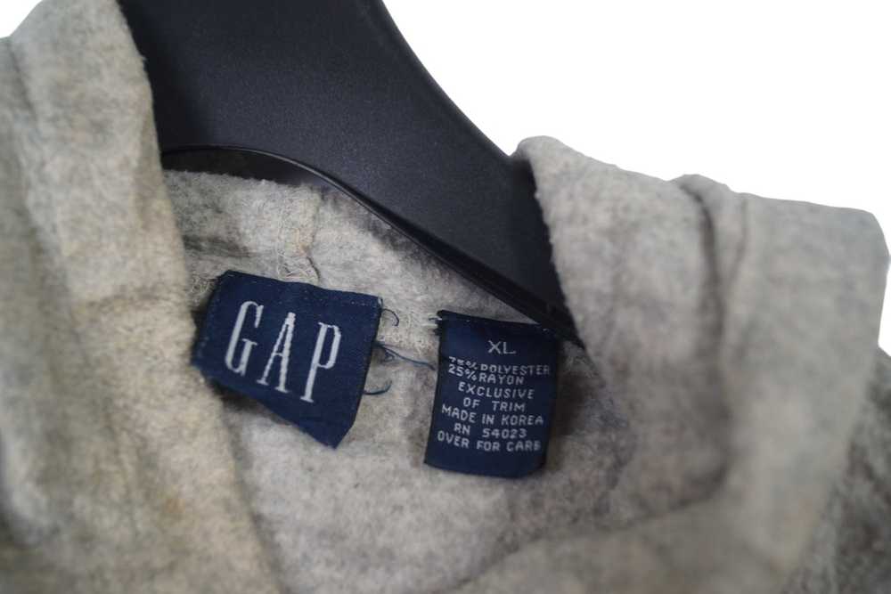 Gap × Vintage Gap Fleece Hoodie Pullover Big Logo - image 4