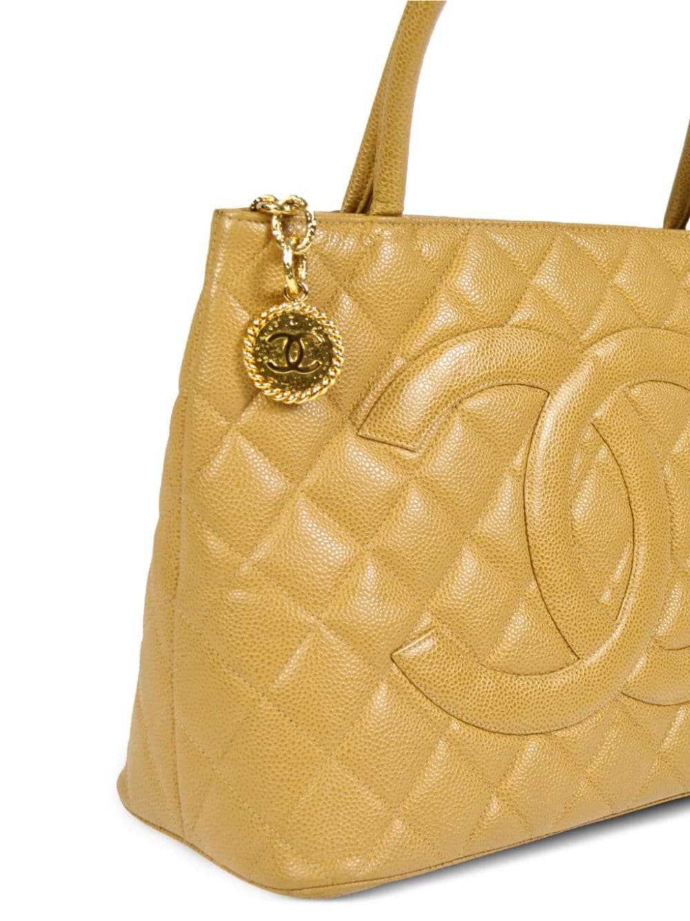 CHANEL Pre-Owned 2000 Medallion tote bag - Neutra… - image 3