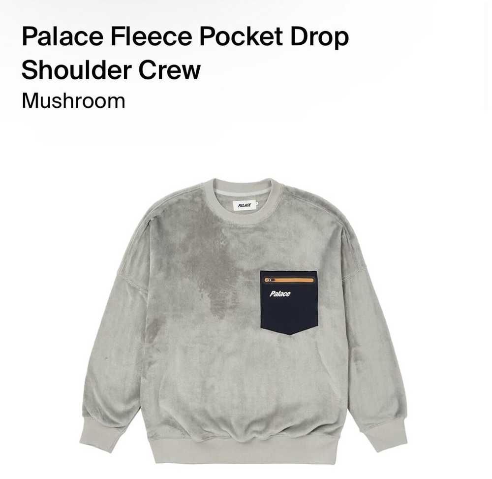 Palace Palace Drop Shoulder Zip Pocket Fleece Cre… - image 4