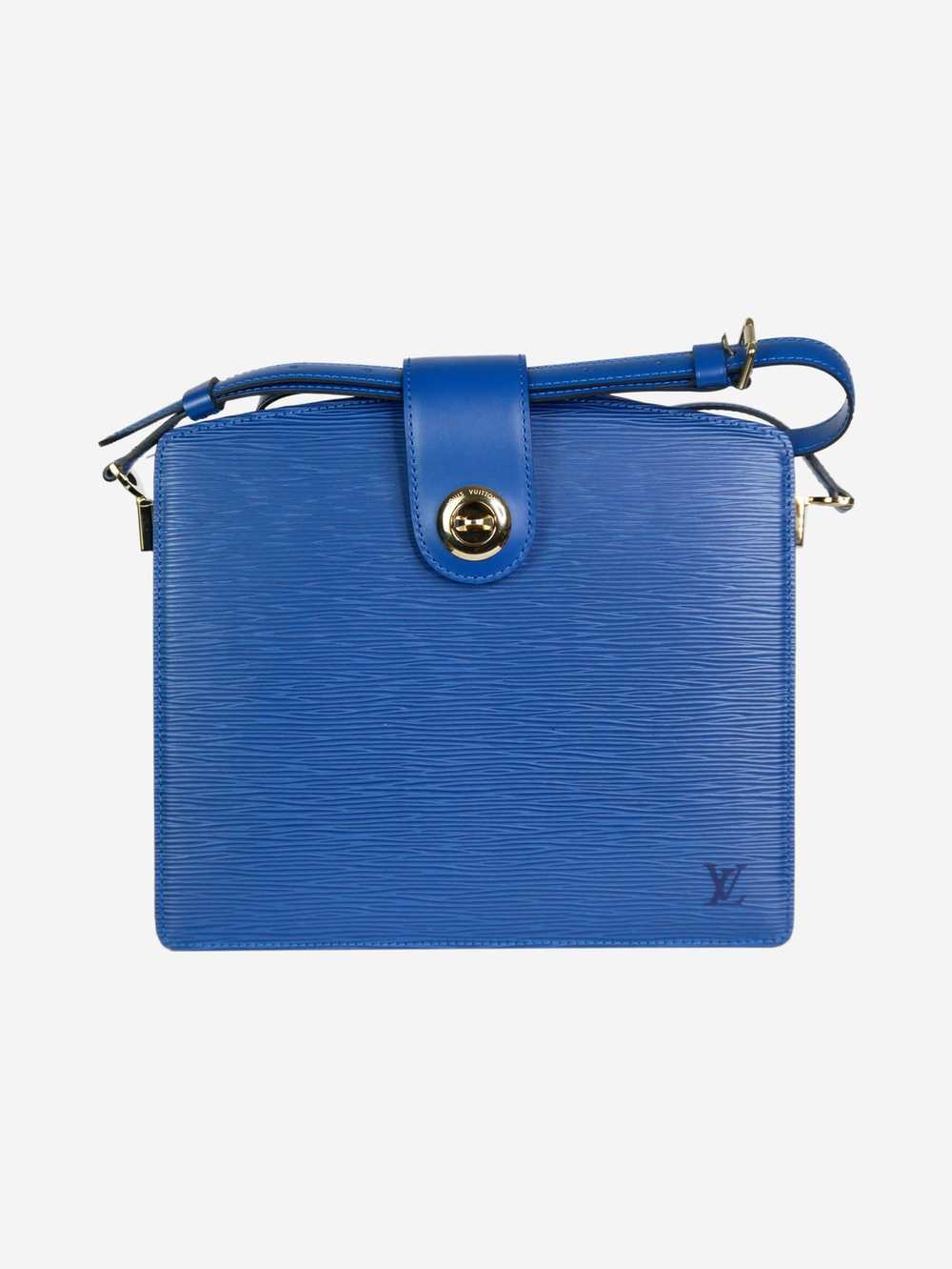 Louis Vuitton Blue Epi Capuchin shoulder bag - image 1