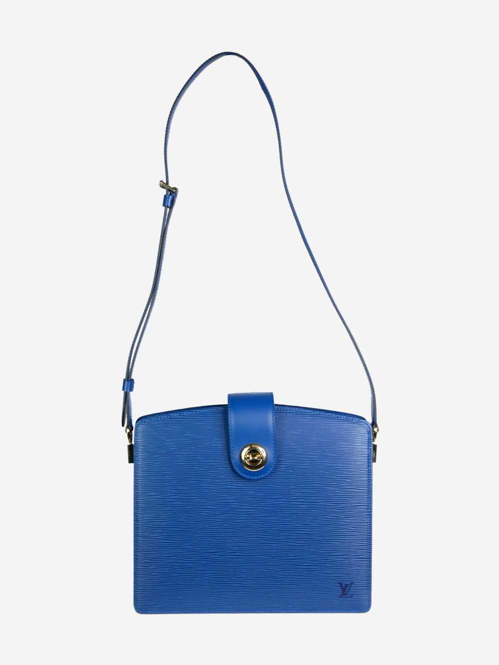 Louis Vuitton Blue Epi Capuchin shoulder bag - image 2