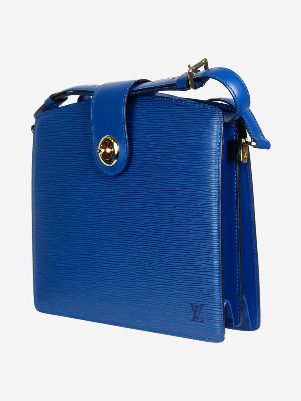 Louis Vuitton Blue Epi Capuchin shoulder bag - image 3