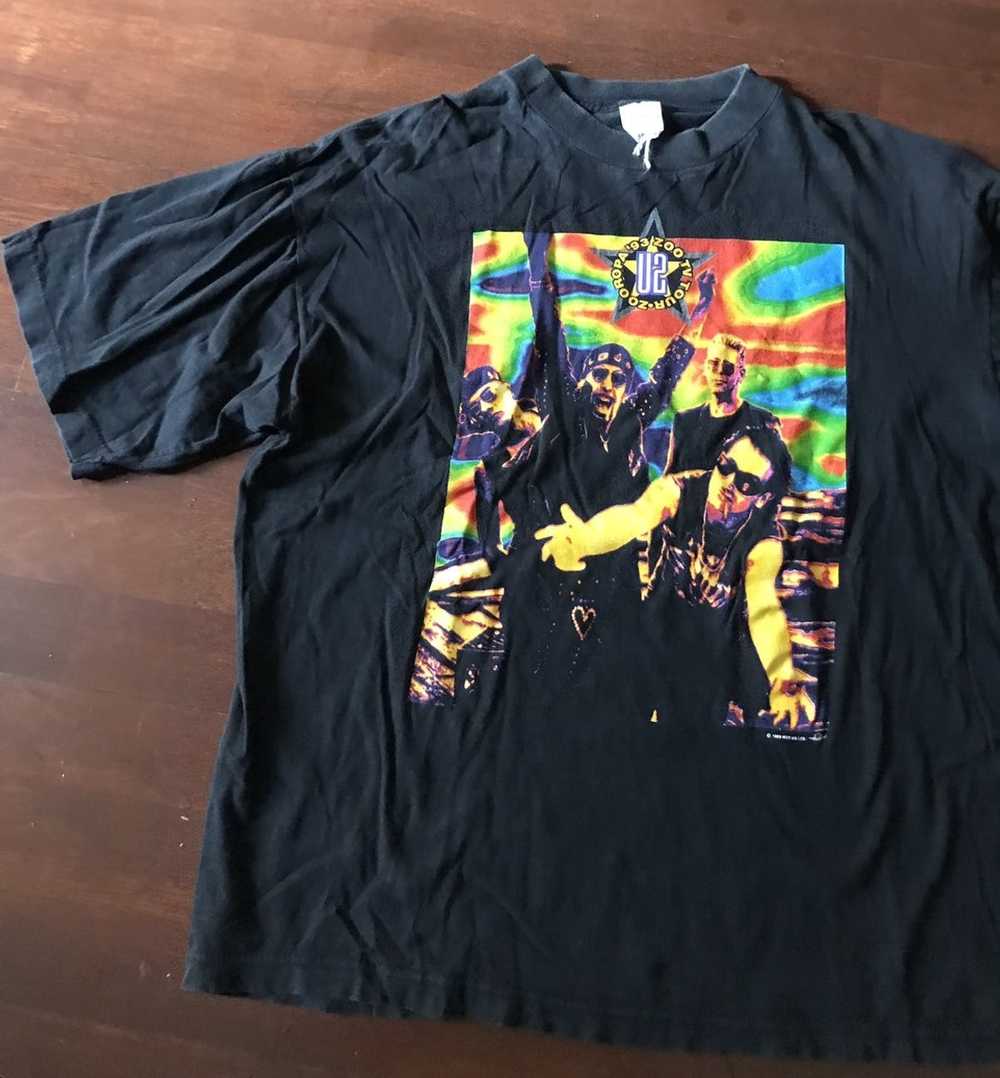 Band Tees × Vintage U2 zooropa orignal 1993 tour … - image 1