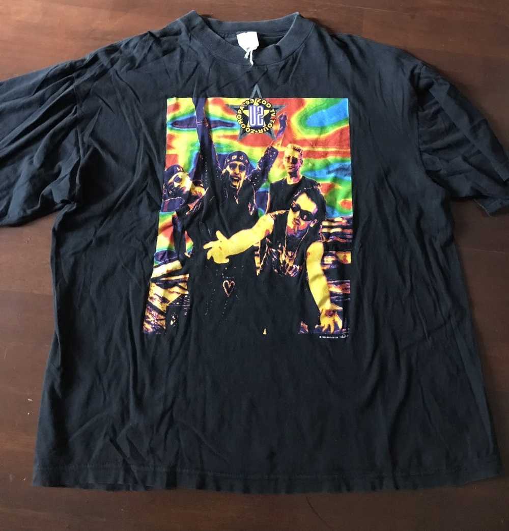 Band Tees × Vintage U2 zooropa orignal 1993 tour … - image 2