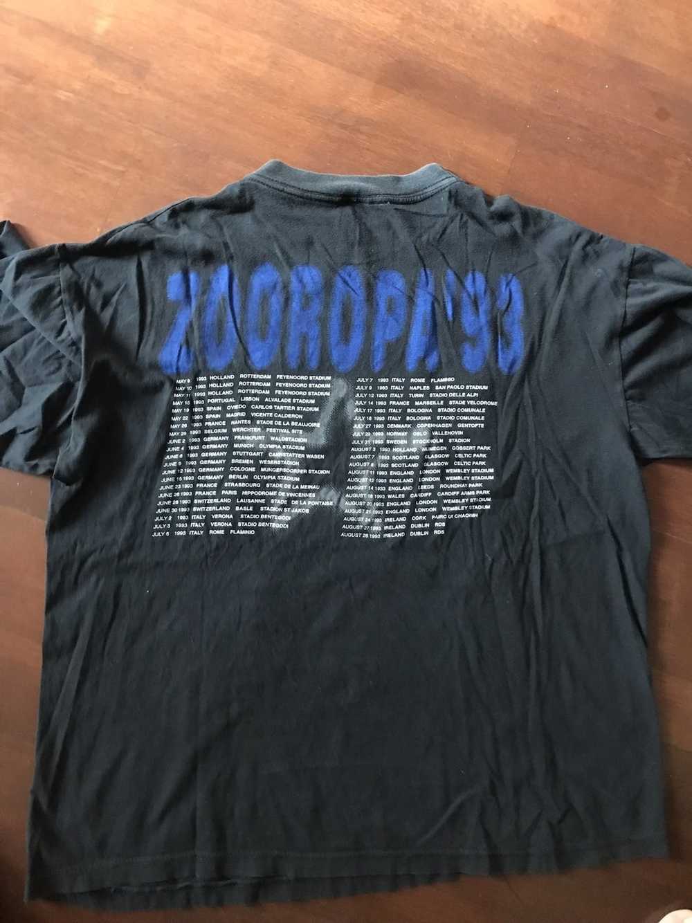 Band Tees × Vintage U2 zooropa orignal 1993 tour … - image 7