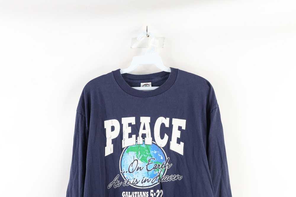 Streetwear × Vintage Vintage 90s Streetwear Peace… - image 2