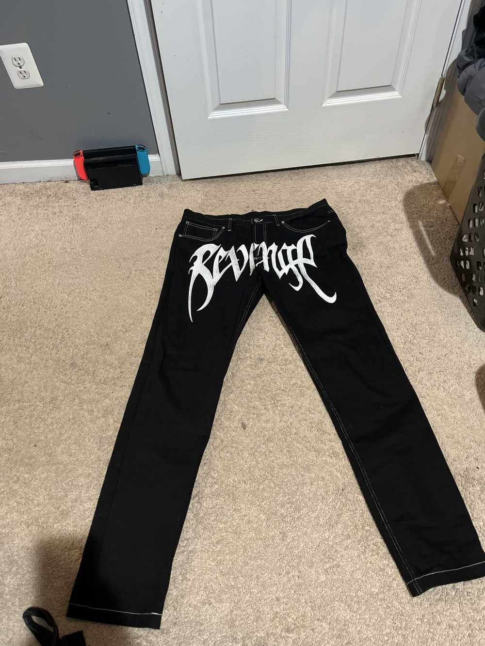 Revenge Revenge Black Denim Jeans - image 1