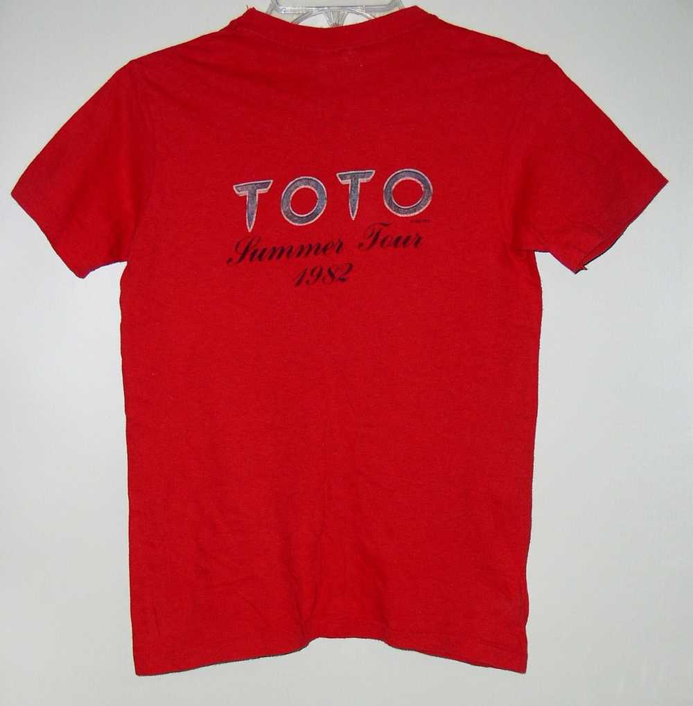 Band Tees × Rare × Vintage Toto Band Concert Tour… - image 2