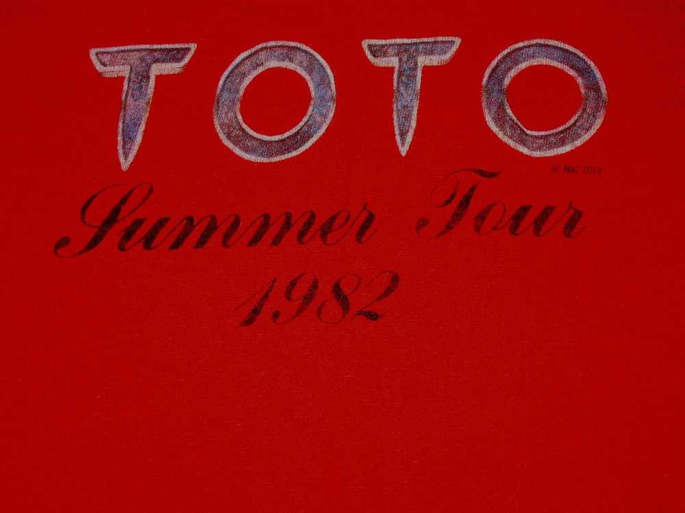 Band Tees × Rare × Vintage Toto Band Concert Tour… - image 5